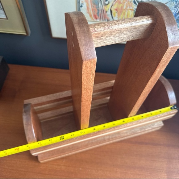 Handcrafted by Ken SIROIS Wood Gardening Tool Harvest Carrier Craftsmanship - Picture 2 of 12